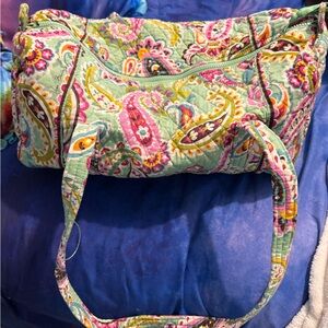 Vera Bradley Multicolor Paisley Small Duffle Bag